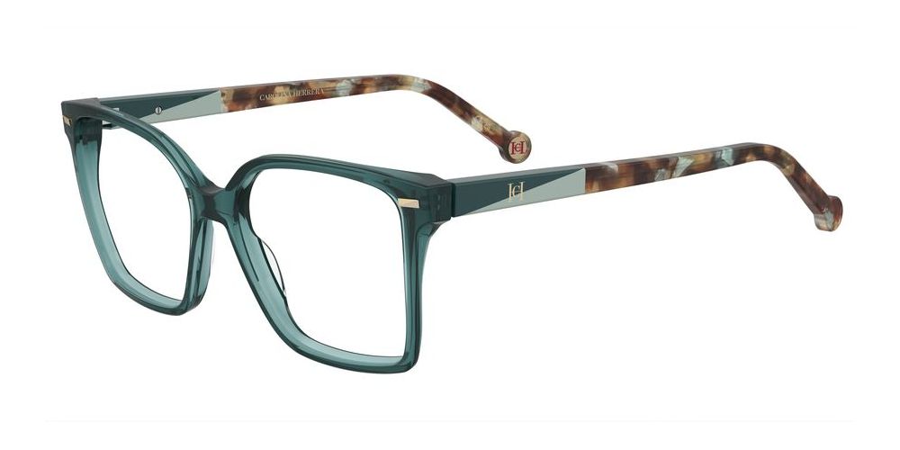 HER 0335 Green Squared Eyeglasses