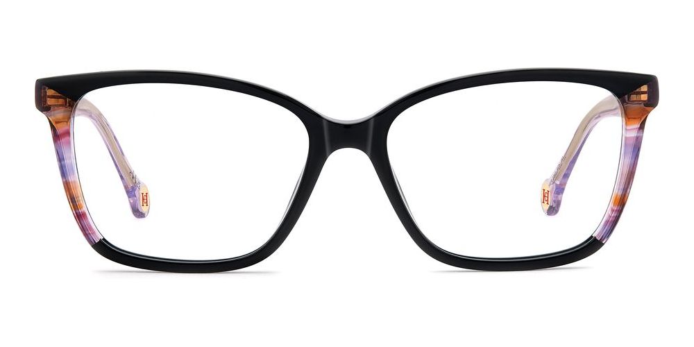 HER 0343 Black Rectangle Eyeglasses