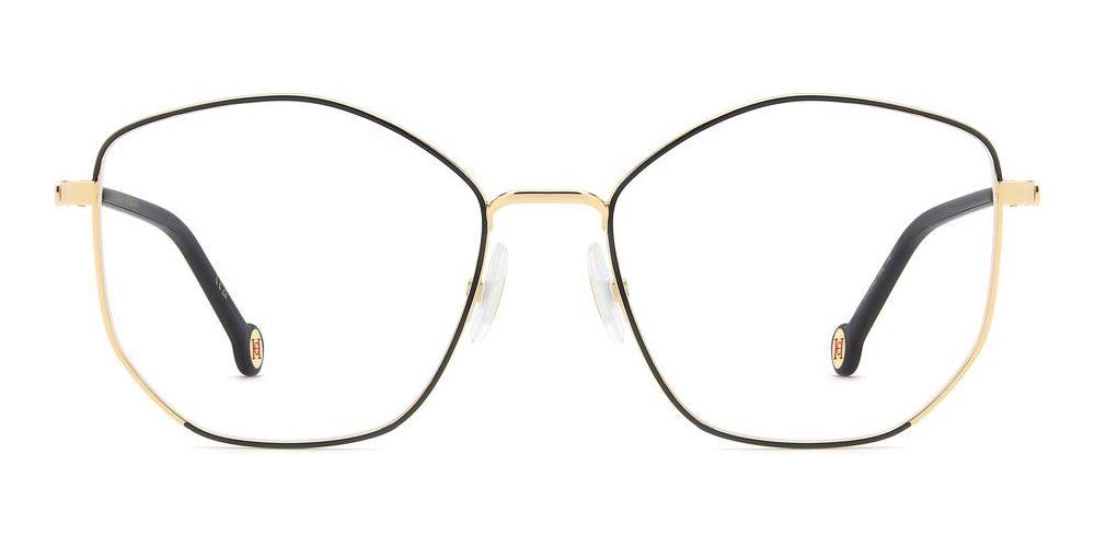 HER 0345 Black Geometric Eyeglasses