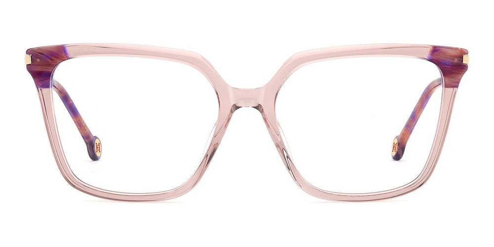 HER 0350 Pink Squared Eyeglasses