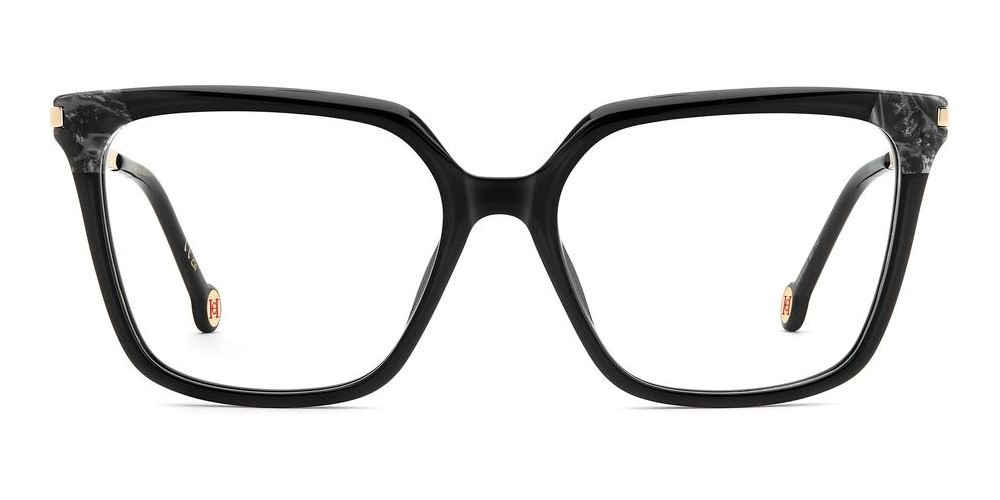 HER 0350 Black Squared Eyeglasses