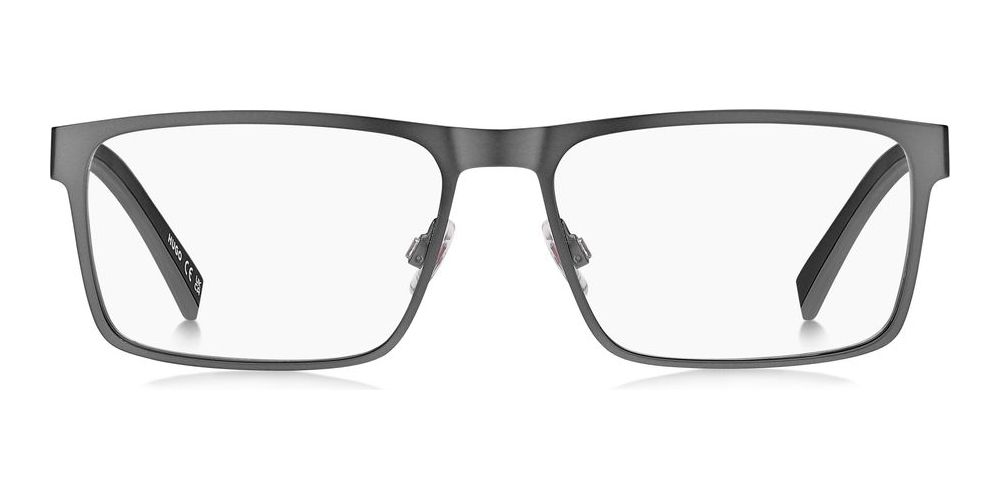 HG 1372 Ruthenium Rectangle Eyeglasses