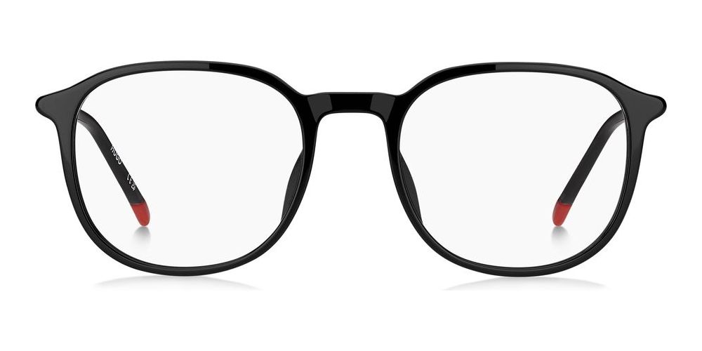 HG 1378/G Black Geometric Eyeglasses