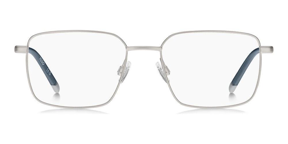 HG 1379 Silver Rectangle Eyeglasses