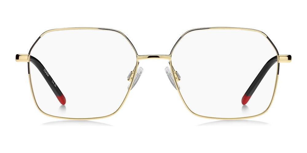 HG 1382 Gold Geometric Eyeglasses