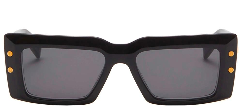 IMPERIAL Black Rectangle Sunglasses
