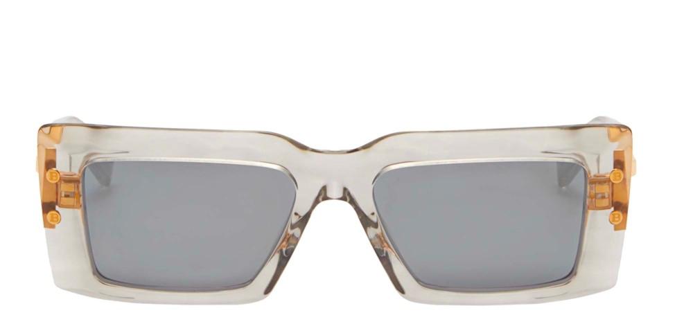 IMPERIAL Grey Rectangle Sunglasses