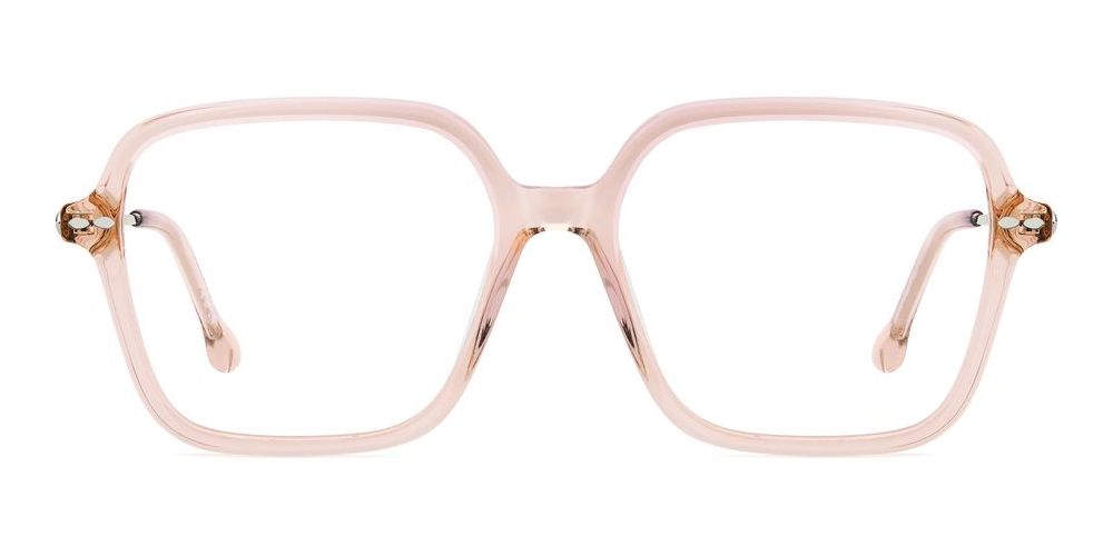 IM 0230 Pink Squared Eyeglasses
