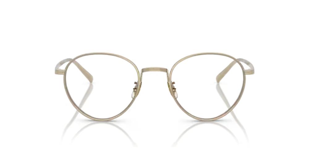 KESNER OV 1350T Gold Round Eyeglasses