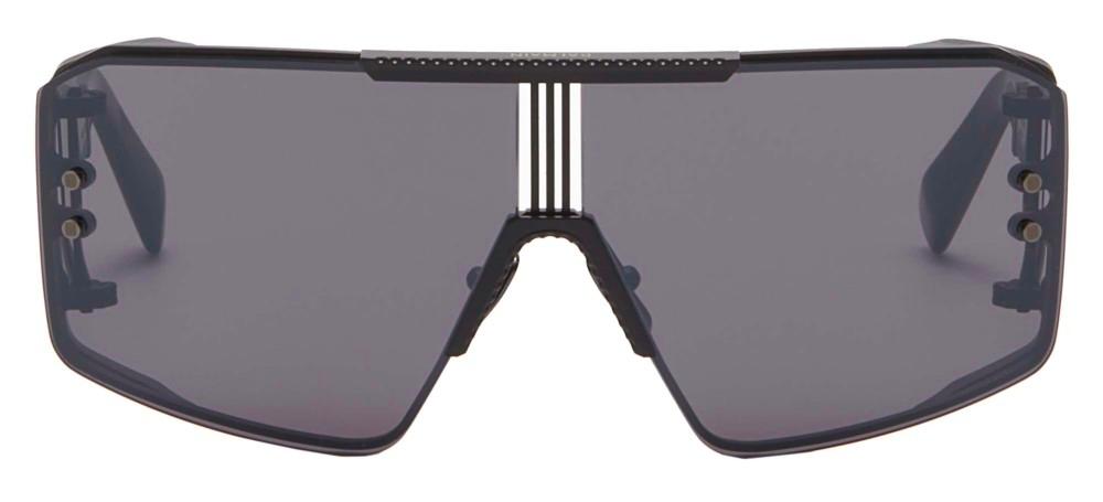 LE MASQUE Black Shield Sunglasses