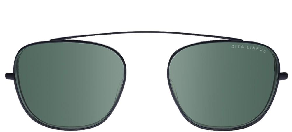 LINEUS Black Squared Eyeglasses