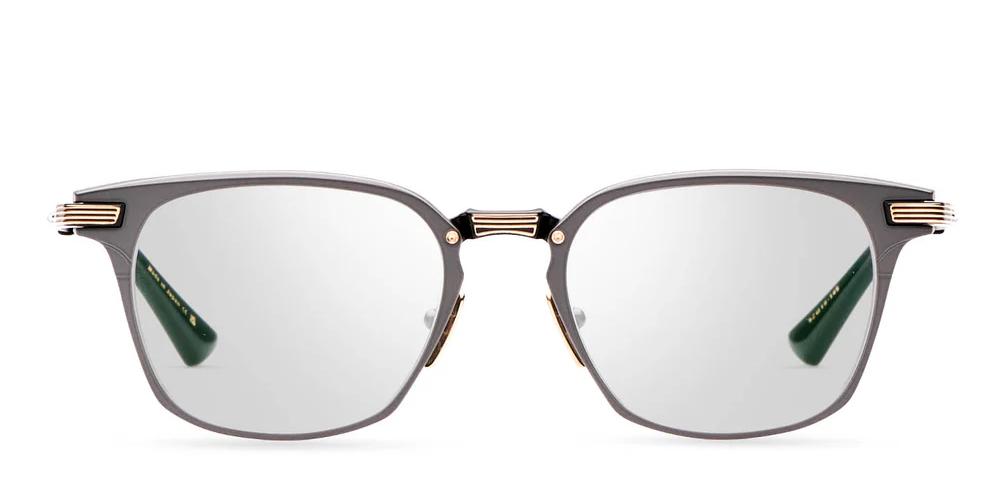 LINRCON Grey Squared Eyeglasses