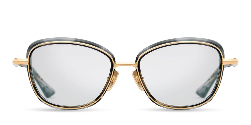 LITAVU Black Geometric Eyeglasses