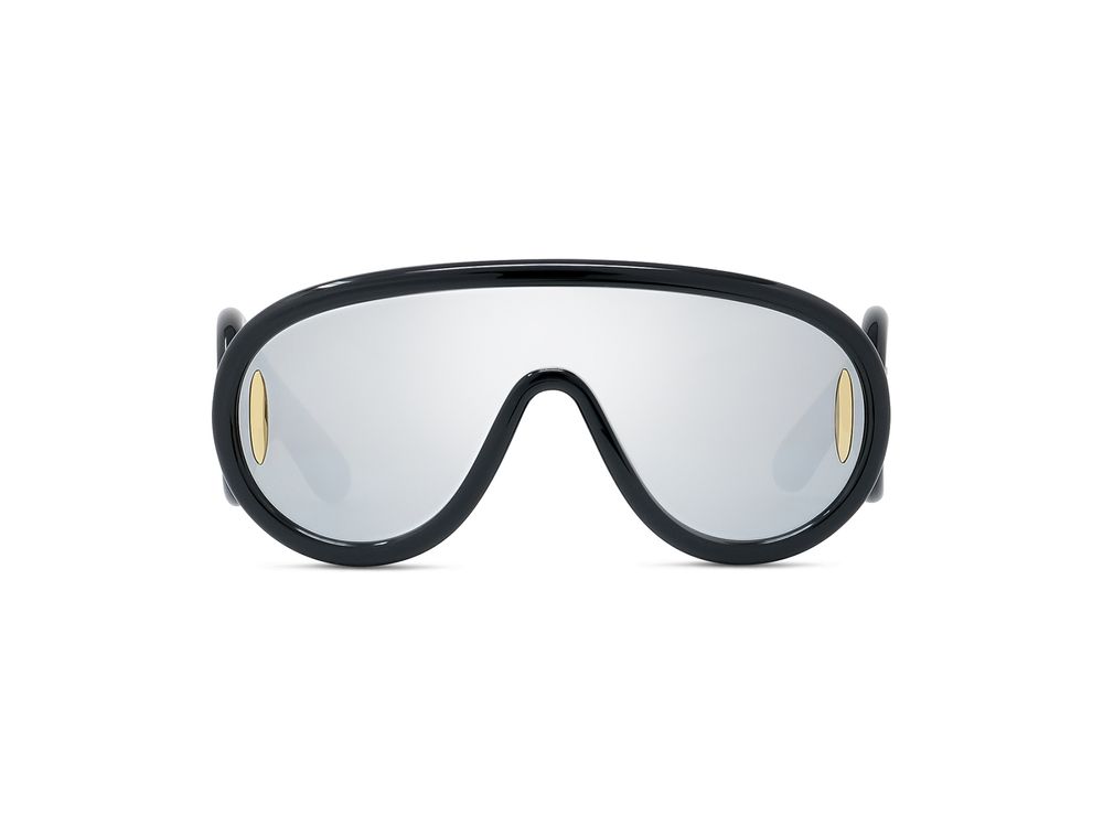 Anagram Black Shield Sunglasses