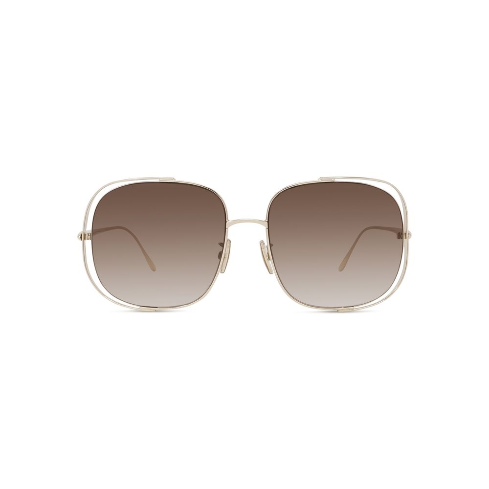 Signature Gold Rectangle Sunglasses
