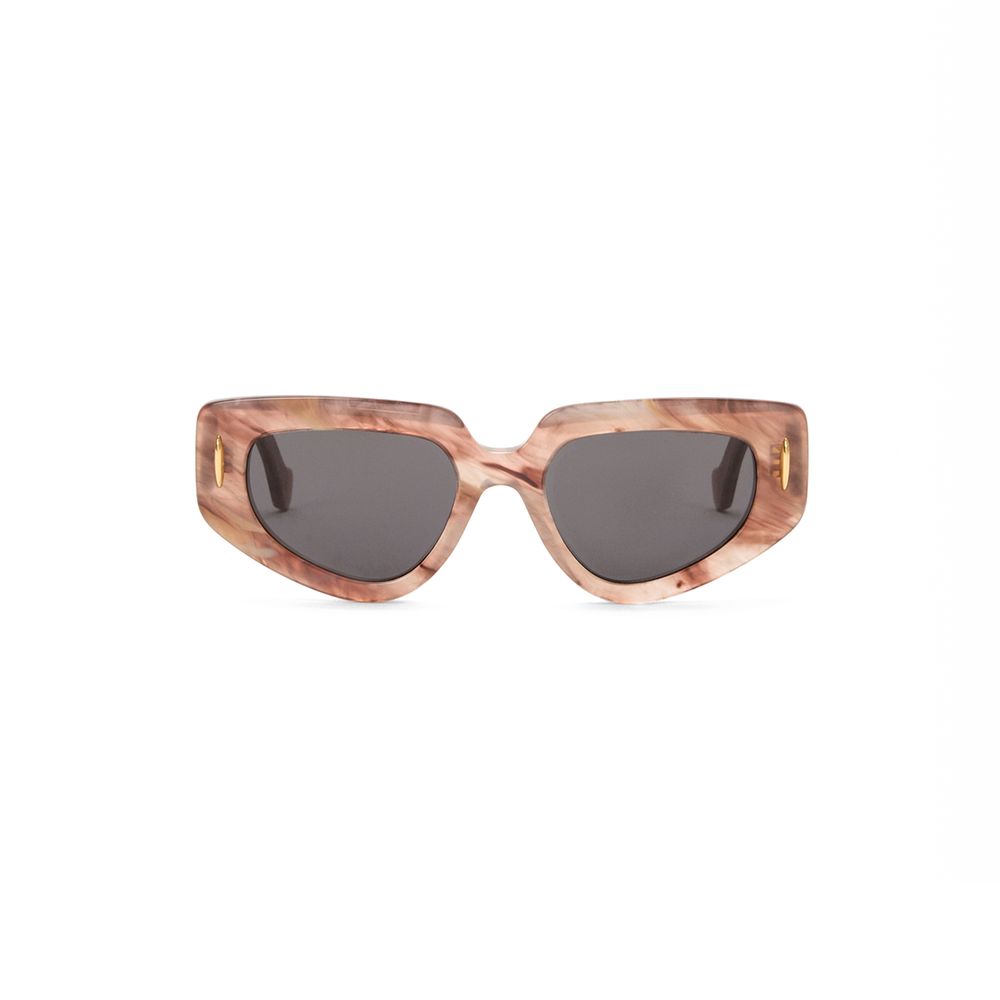 Anagram Brown Geometric Sunglasses