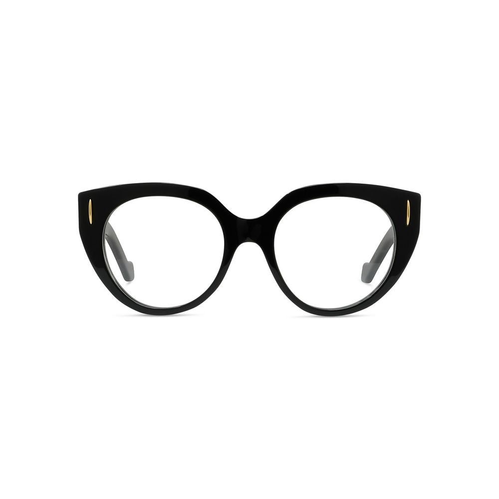 Anagram Black Geometric Eyeglasses