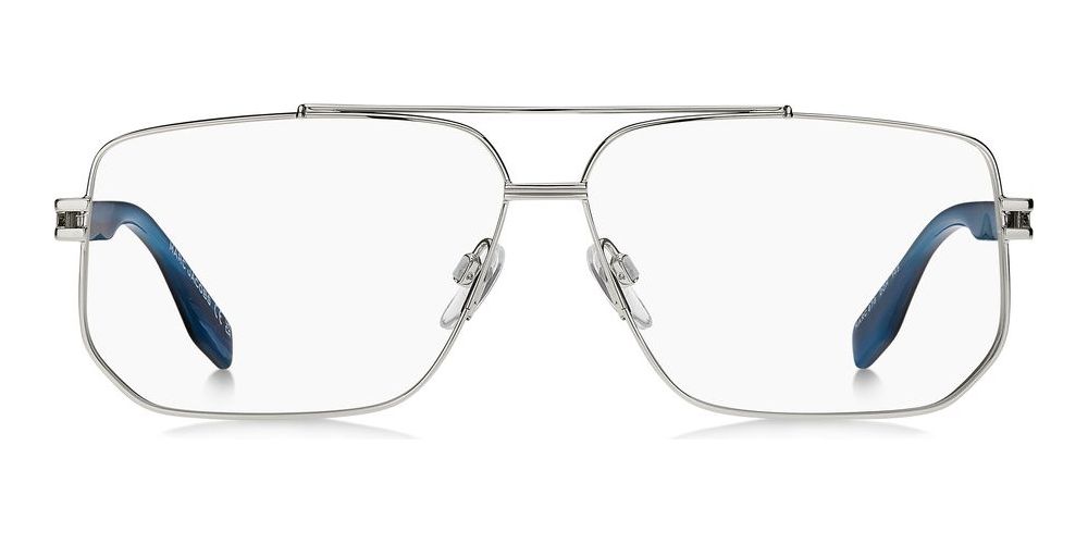 MARC 878 Silver Rectangle Eyeglasses