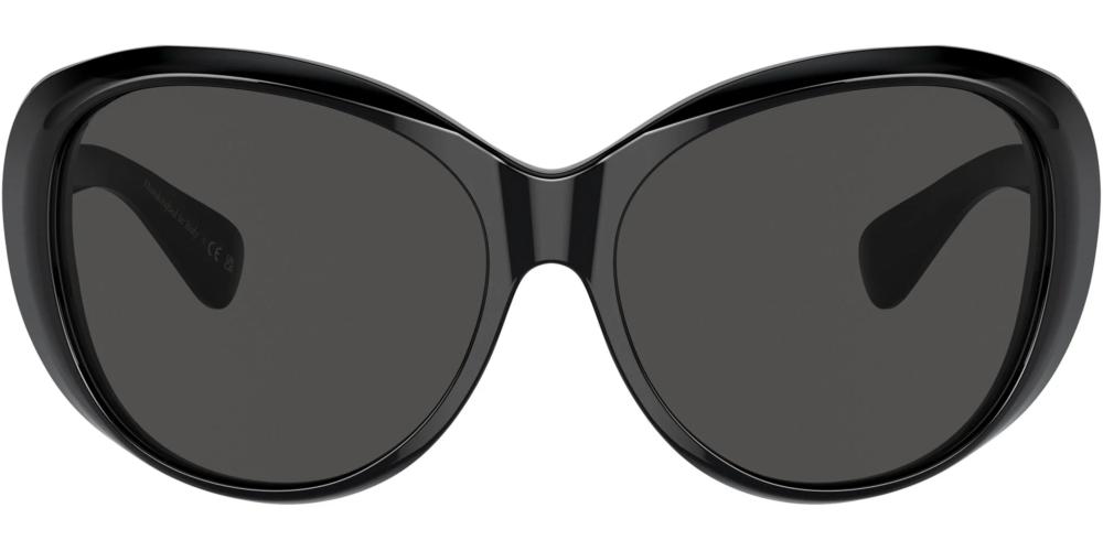 MARIDAN OV 5551SU Black Oval Sunglasses