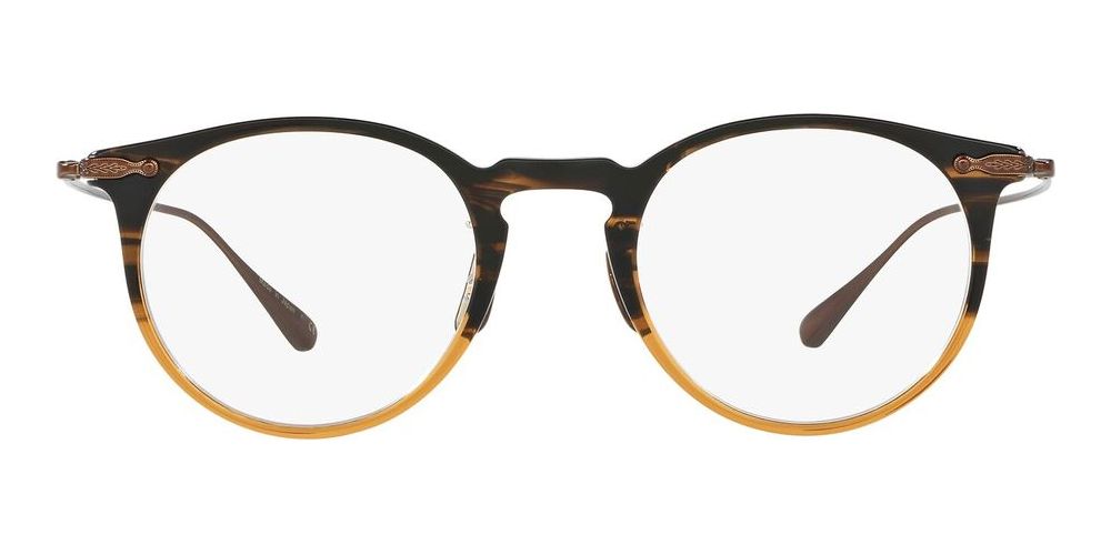MARRET OV 5343D Brown Round Eyeglasses