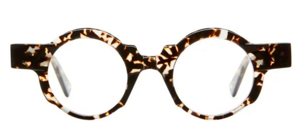 MASKE K32 Havana Round Eyeglasses