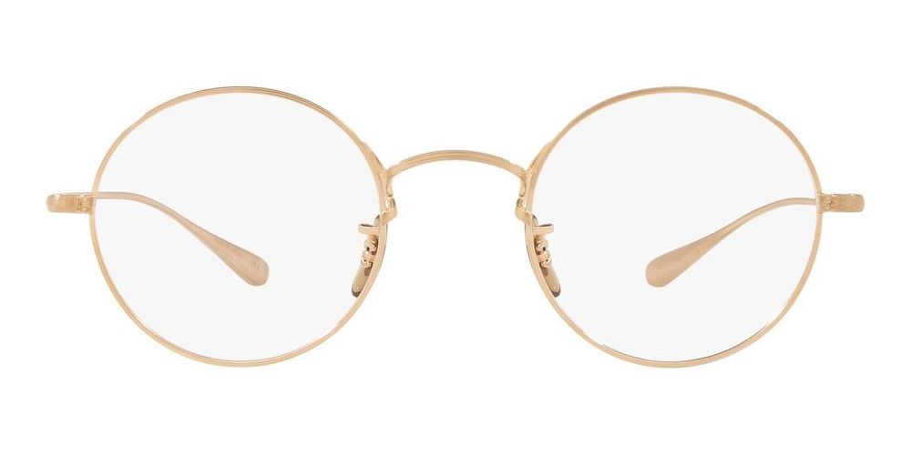 MC CLORY OV 7972T Gold Round Eyeglasses