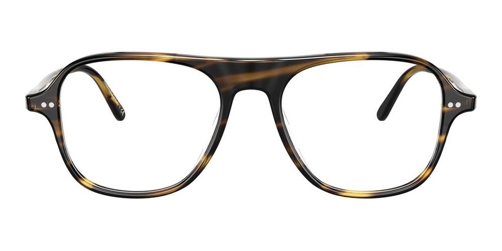 NILOS OV 5439U Havana Geometric Eyeglasses