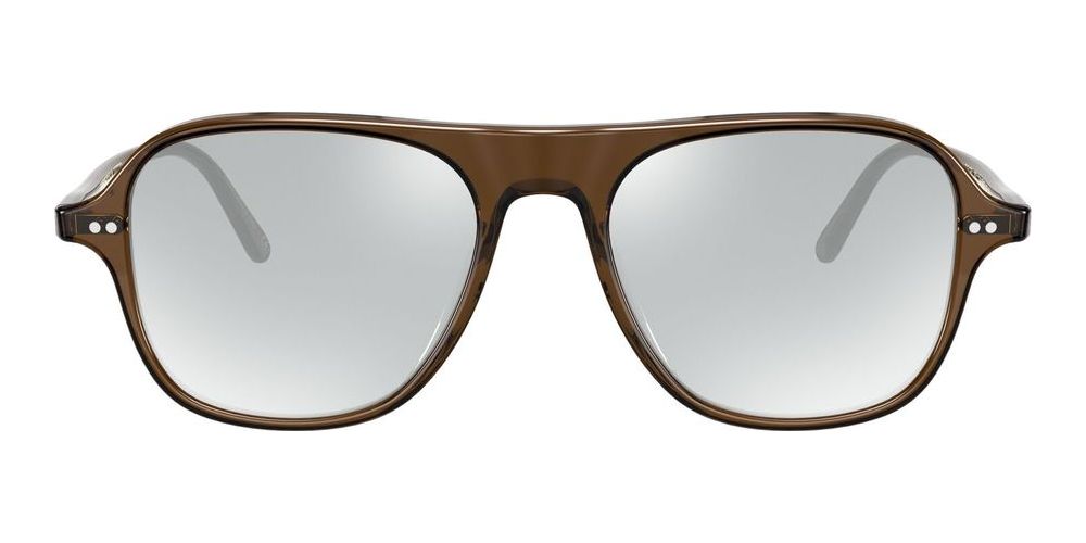 NILOS OV 5439U Brown Geometric Eyeglasses