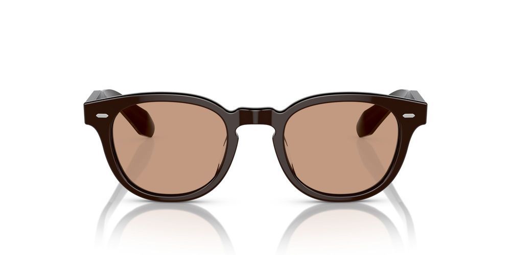 N.01 OV 5528U Brown Round Eyeglasses