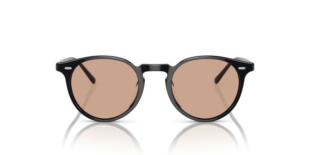 N.02 OV 5529U Black Round Eyeglasses