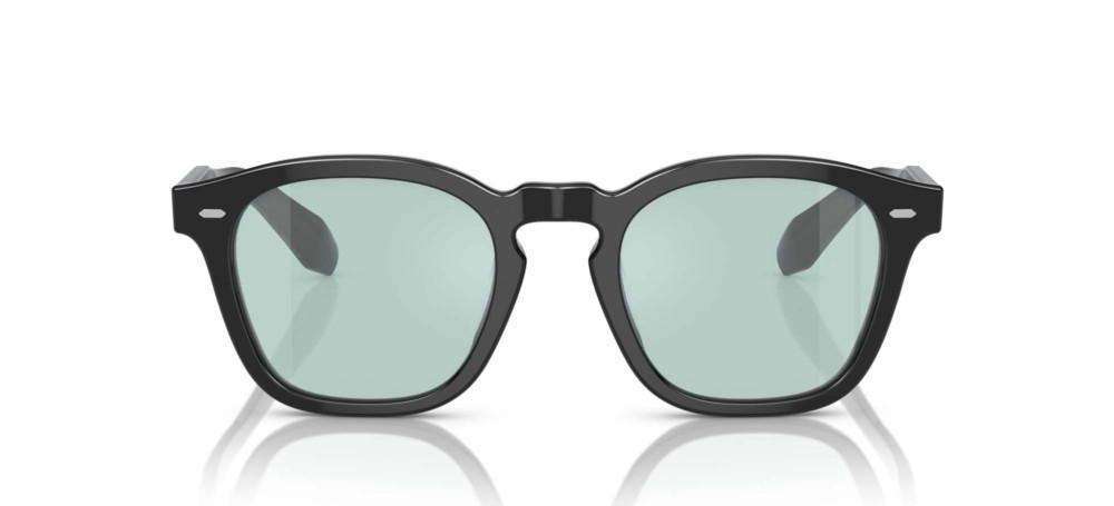 N.03 OV 5527U Black Geometric Eyeglasses