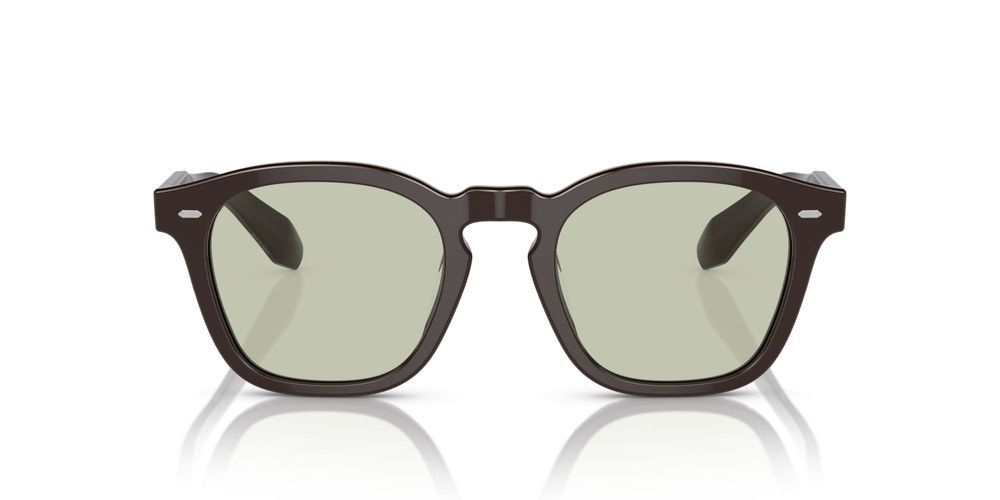 N.03 OV 5527U Brown Geometric Eyeglasses