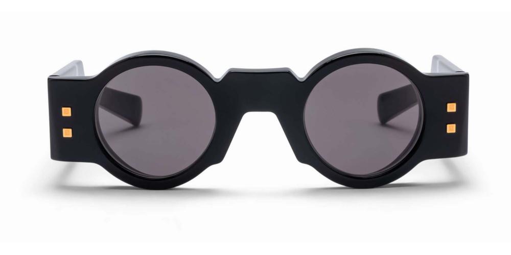 OLIVIER Black Round Sunglasses