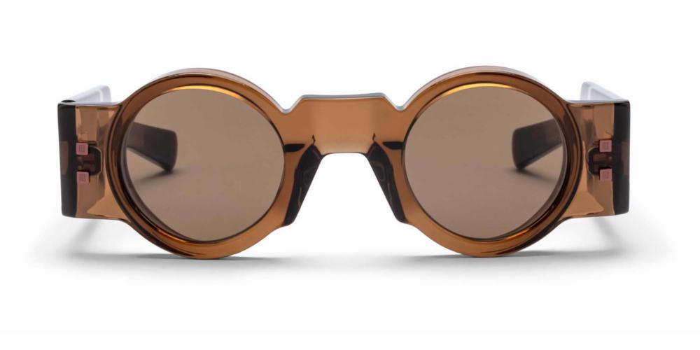 OLIVIER Brown Round Sunglasses