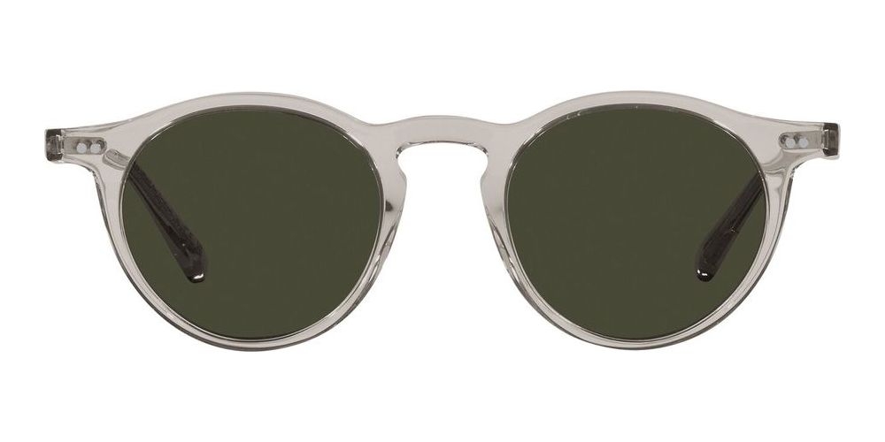 OP-13 SUN OV 5504SU Transparent Round Sunglasses