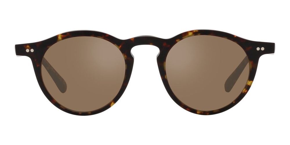 OP-13 SUN OV 5504SU Havana Round Sunglasses
