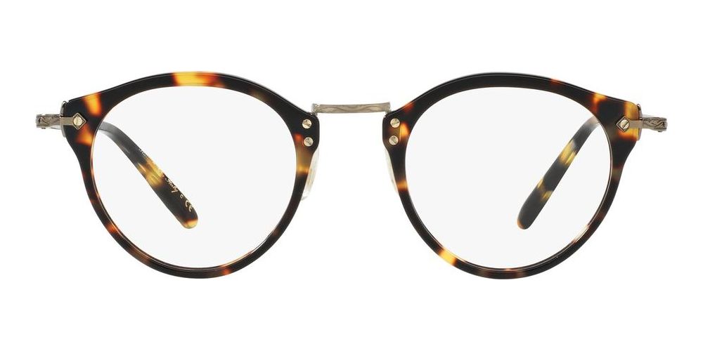 OP-505 OV 5184 Havana Round Eyeglasses