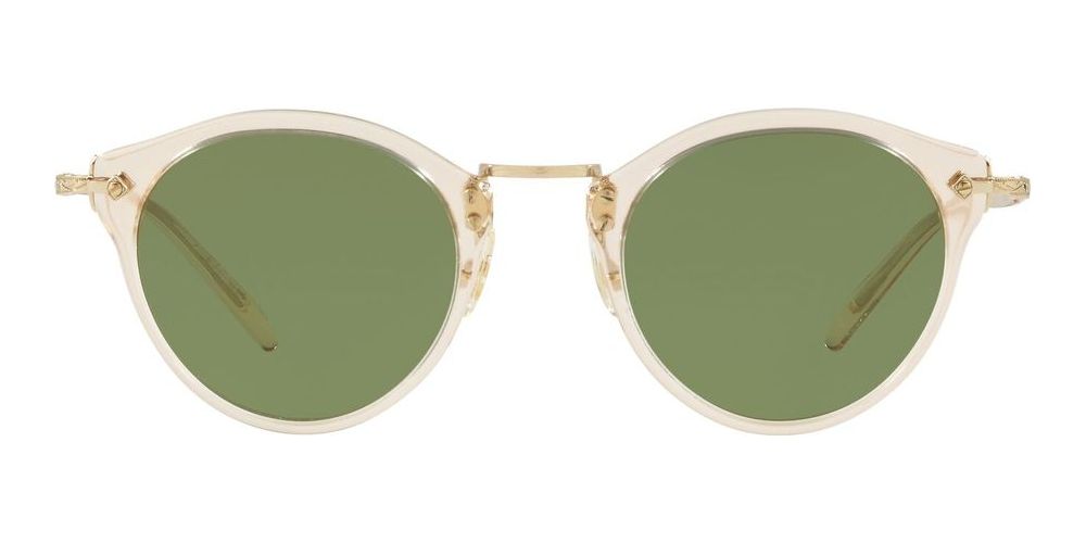 OP-505 SUN OV 5184S Brown Round Sunglasses