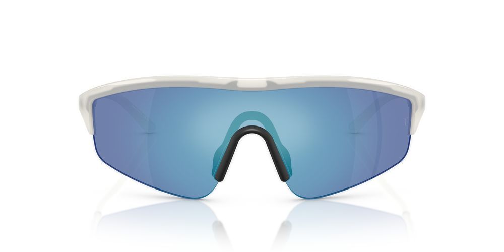 OV 5560S White Shield Sunglasses