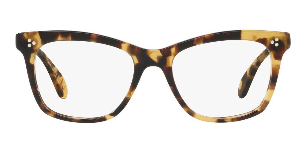 PENNEY OV 5375U Havana Geometric Eyeglasses