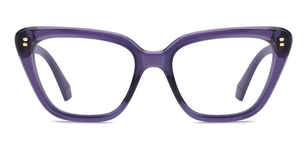 PLD D575 Violet Cat Eye Eyeglasses