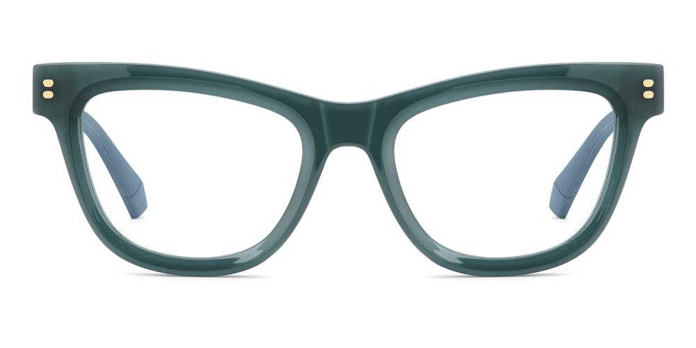 PLD D576 Green Cat Eye Eyeglasses
