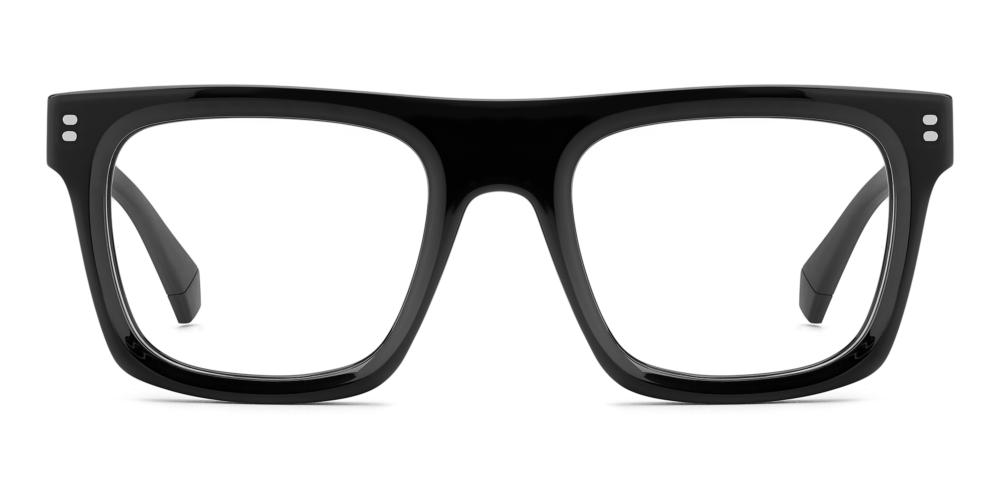 PLD D577 Black Rectangle Eyeglasses