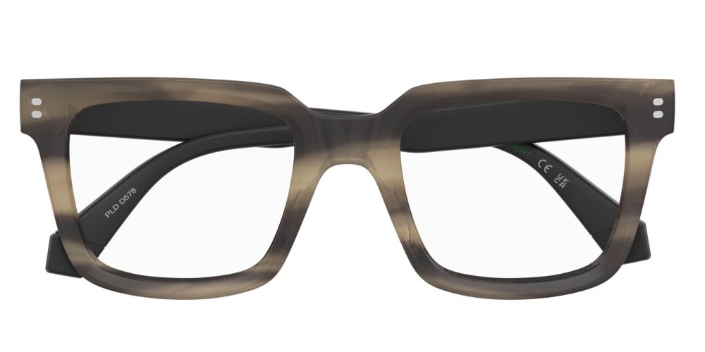 PLD D578 Havana Squared Eyeglasses