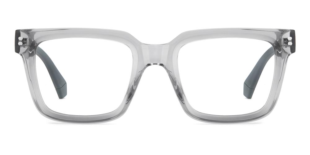 PLD D578 Grey Squared Eyeglasses