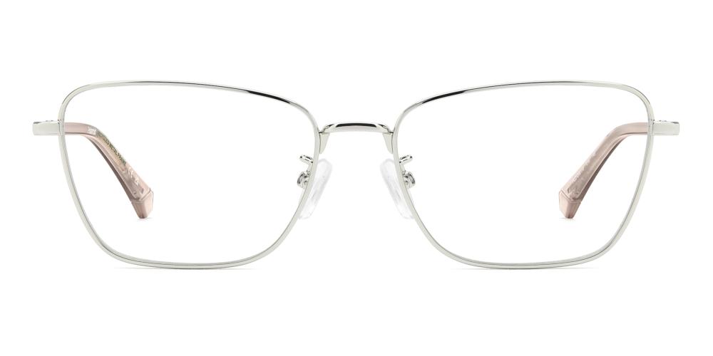 PLD D581/G Silver Cat Eye Eyeglasses