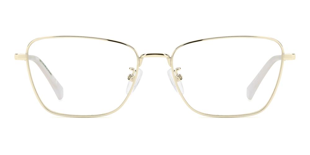 PLD D581/G Gold Cat Eye Eyeglasses
