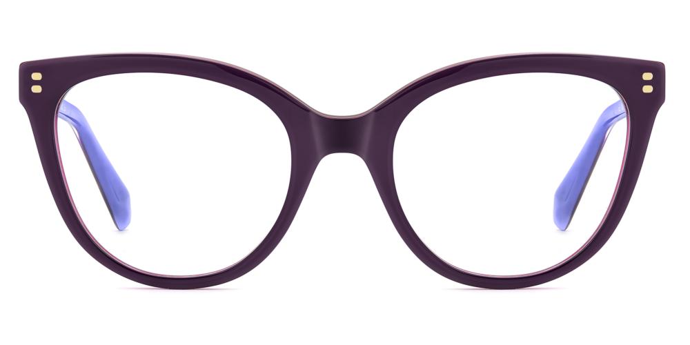 PLD D585 Violet Cat Eye Eyeglasses