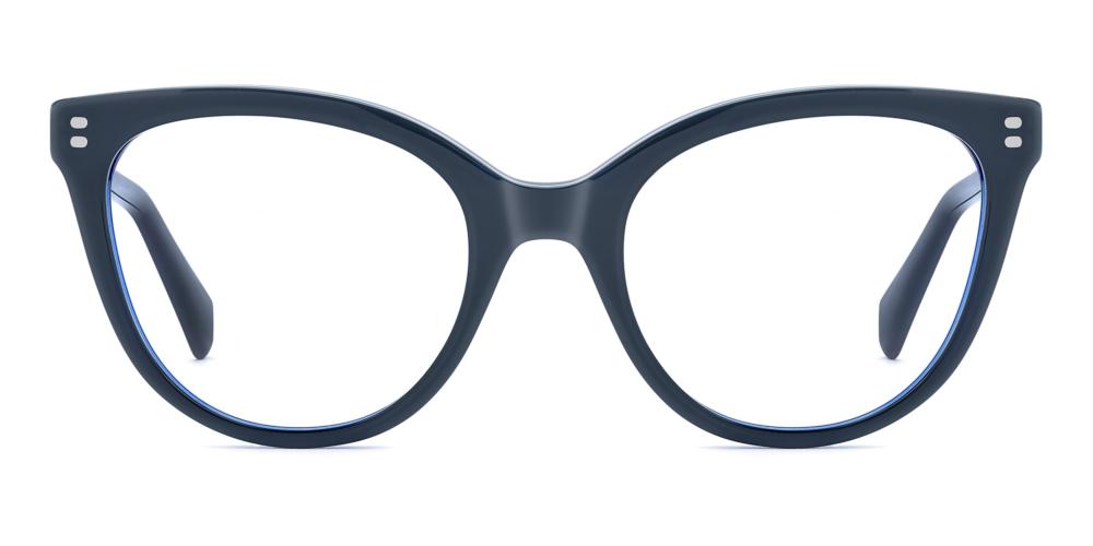PLD D585 Blue Cat Eye Eyeglasses