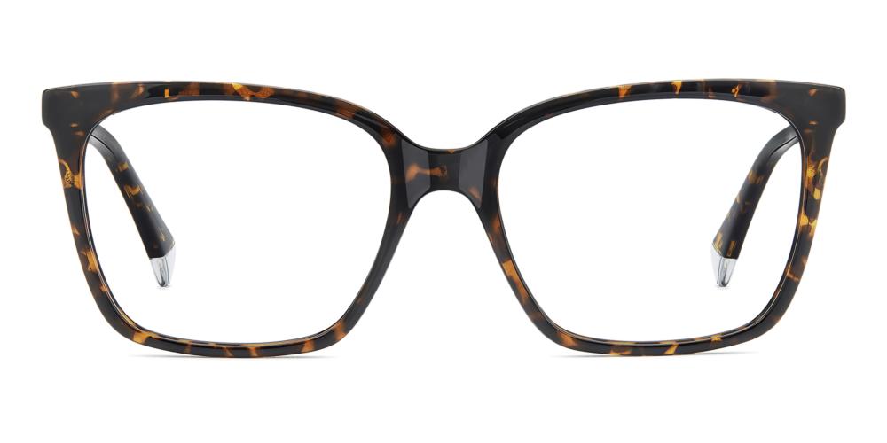 PLD D588 Havana Squared Eyeglasses